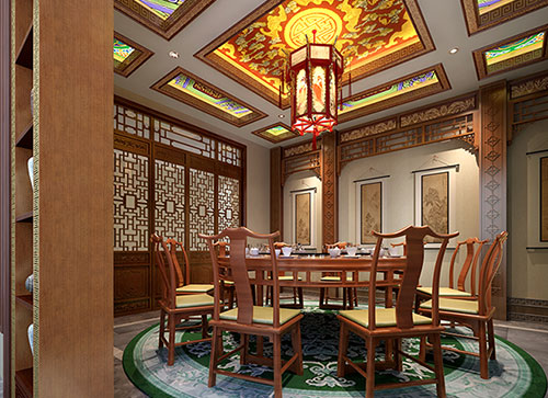 邳州中式古典风格家居装修设计效果图