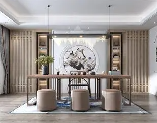 邳州新中式风格茶室如何规划设计